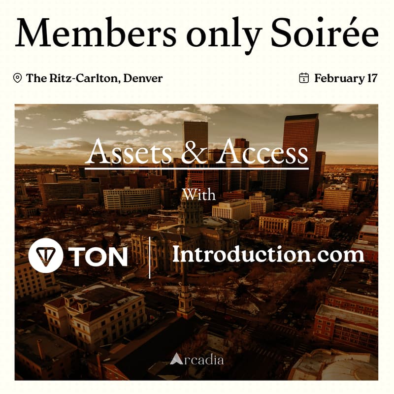 Cover Image for VIP Dinner with TON and Introduction.com