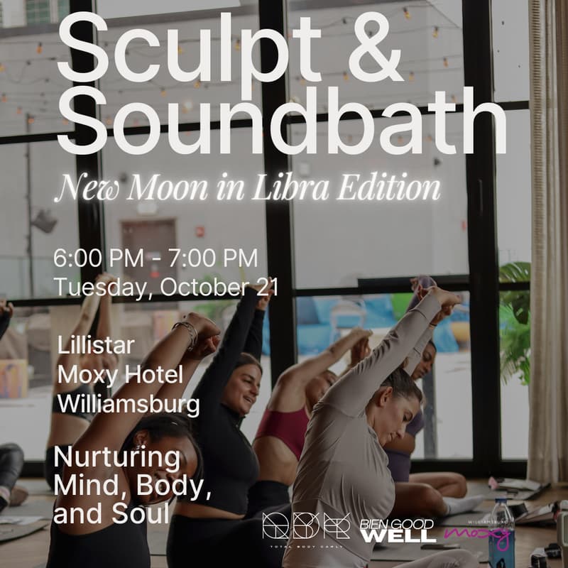 Cover Image for Sculpt & Soundbath: New Moon in Libra Edition