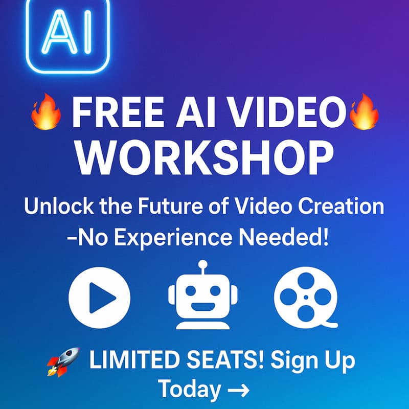 Cover Image for Free AI Video Workshop