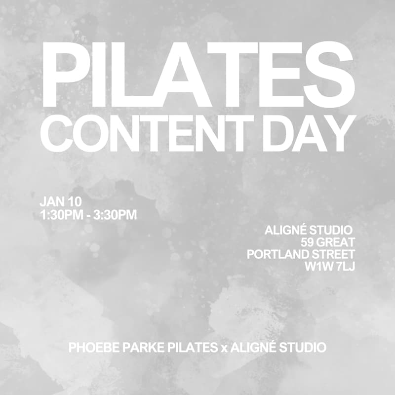 Cover Image for Pilates Content Day at Aligné Studio, Oxford Circus