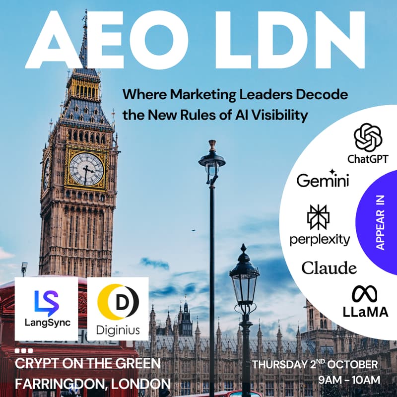 Cover Image for AEO LDN October: Discover How To Rank in AI Searches