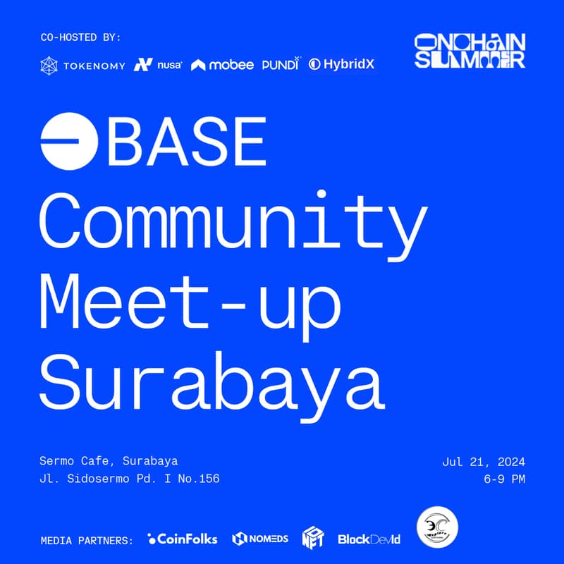 Cover Image for BASE Community Meet-up Surabaya