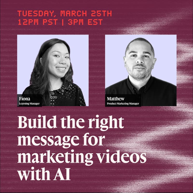 Cover Image for How to build the right message for marketing videos with AI