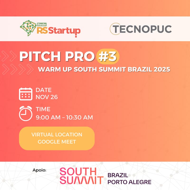 Cover Image for Pitch Pro #3 | WARM UP SOUTH SUMMIT BRAZIL 2025