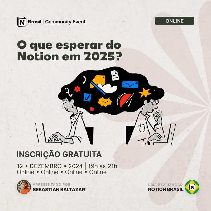 Cover Image for Encontro Online: O que esperar do Notion em 2025