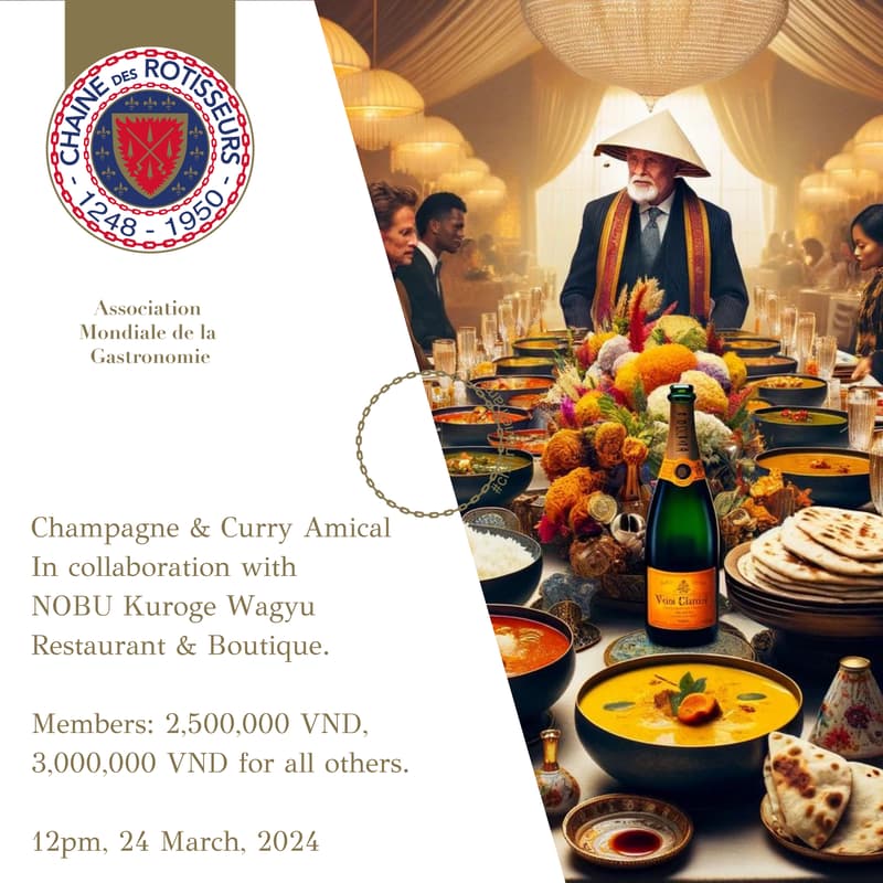 Cover Image for Curry & Champagne Amical in Hanoi