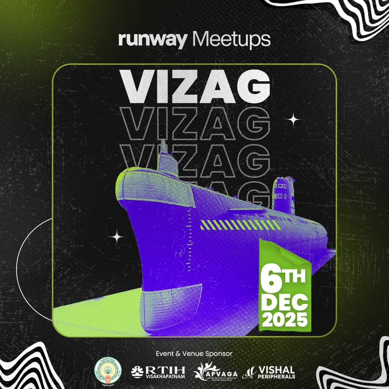 Cover Image for Runway AI Meetup – Vizag