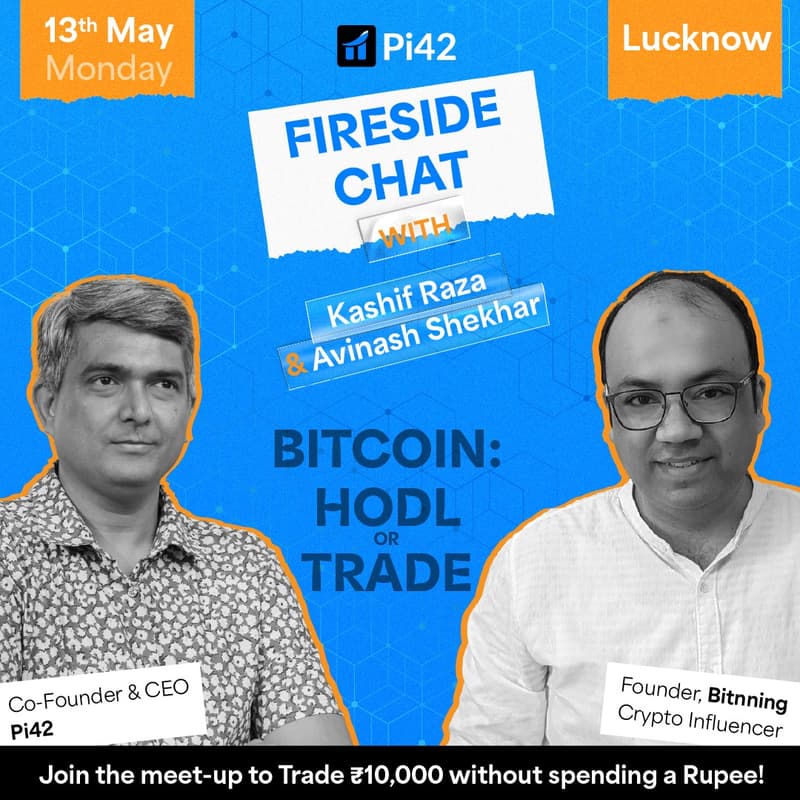 Cover Image for Crypto Meet-up & Fireside Chat: Kashif Raza & Avinash Shekhar - Lucknow
