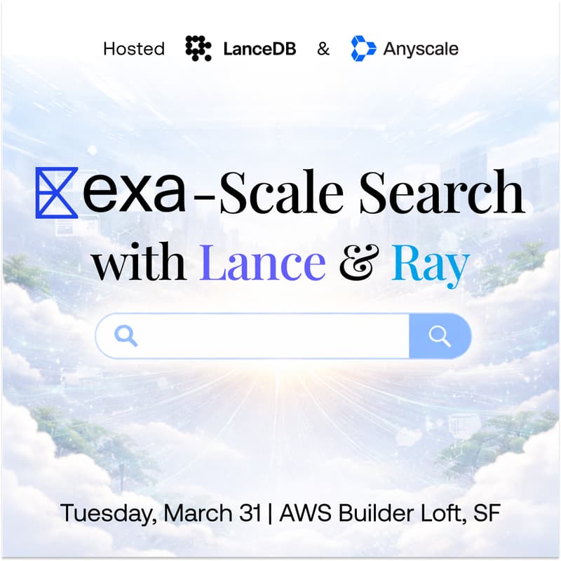 Cover Image for Exa-Scale Search with Lance and Ray