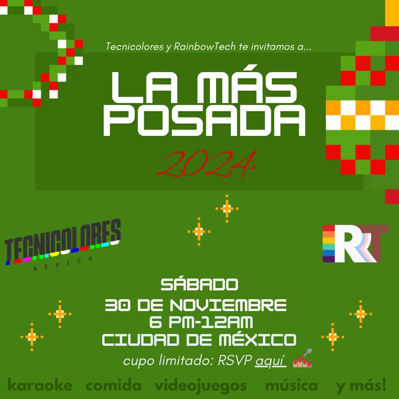 Cover Image for RainbowTech x Tecnicolores: La Más Posada 2024