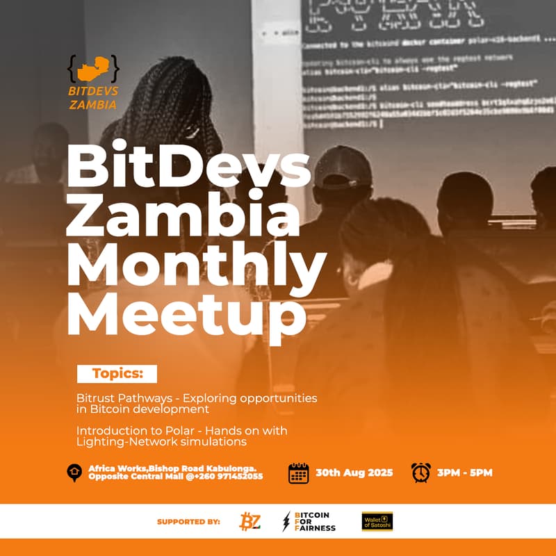 Cover Image for BitDevs Lusaka: Pathways & Polar π