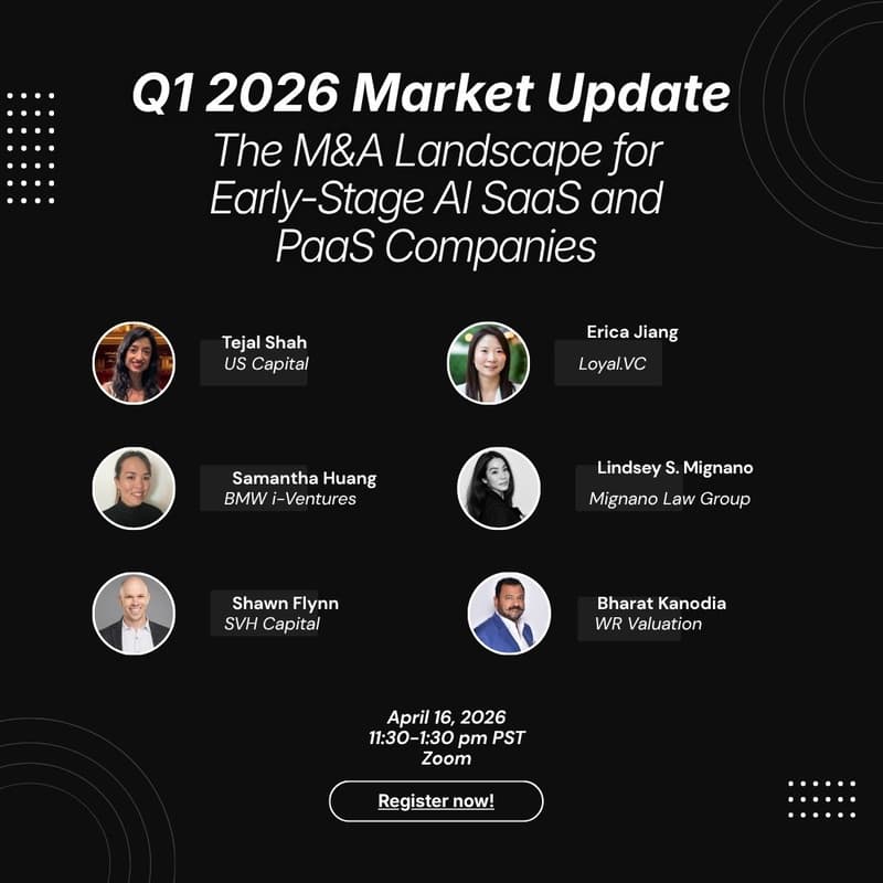 Cover Image for Q1 2026 Market Update: The M&A Landscape for Early-Stage AI SaaS and PaaS Companies