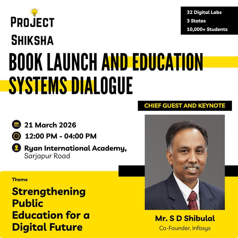 Cover Image for Project Shiksha Book Launch Event & Education System Dialogue