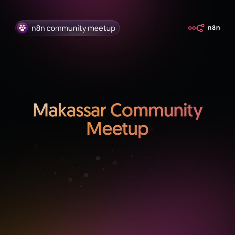 Cover Image for n8n Indonesia: Makassar Community Meetup