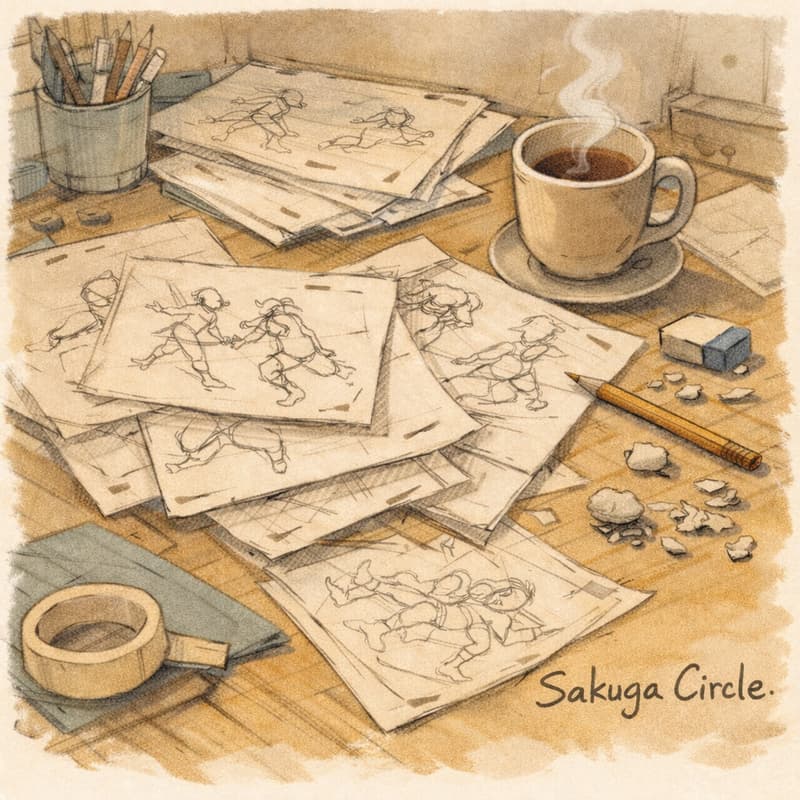 Cover Image for Sakuga Circle: Bengaluru Anime KeyFrame #1