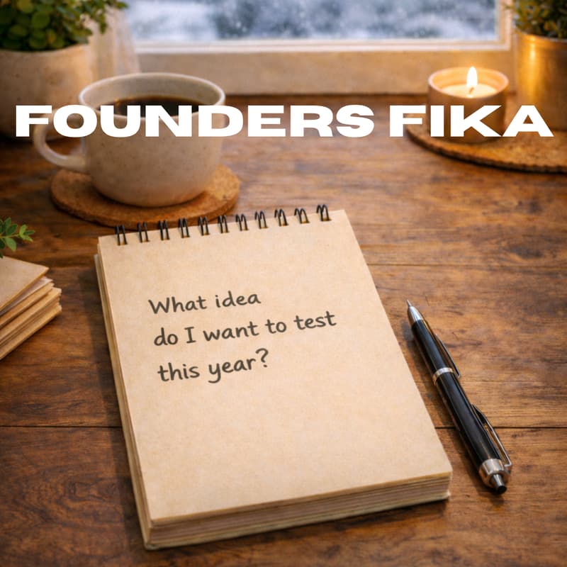Cover Image for Founders Fika - a monthly meetup for students & aspiring entrepreneurs
