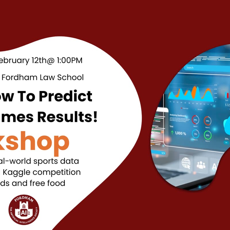 Cover Image for Sports Analytics Workshop: Learn How to Predict Sports Game Results!