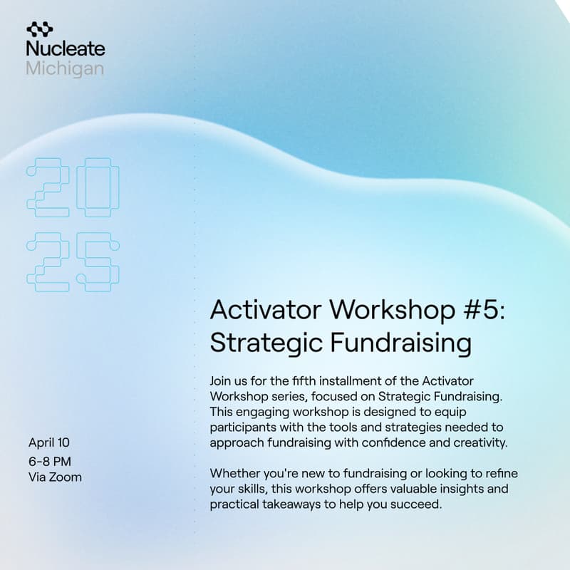 Cover Image for Workshop #5: Strategic Fundraising