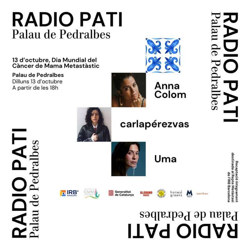 Cover Image for RADIO PATI x PALAU DE PEDRALBES :: 13 octubre