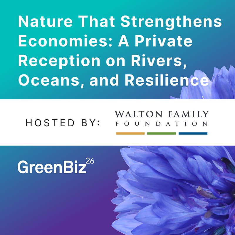 Cover Image for Nature That Strengthens Economies: A Private Reception on Rivers, Oceans, and Resilience