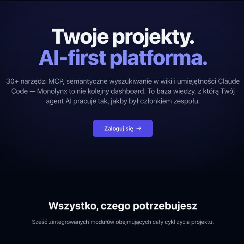 Cover Image for AI-first platforma: monolynx