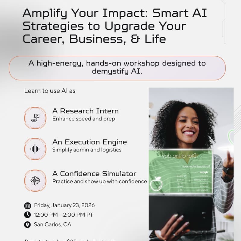 Cover Image for Amplify Your Impact: Smart AI Strategies to Upgrade Your Career, Business, & Life