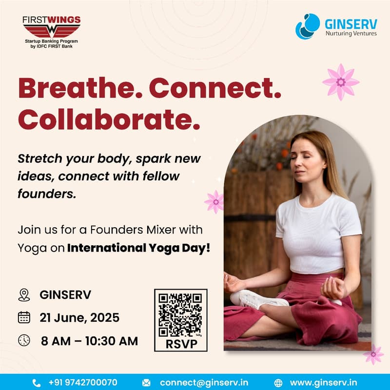 Cover Image for Founder Mixer - International Yoga Day
