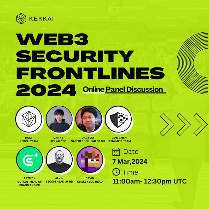 Cover Image for 【Online】Web3 Security Frontlines 2024