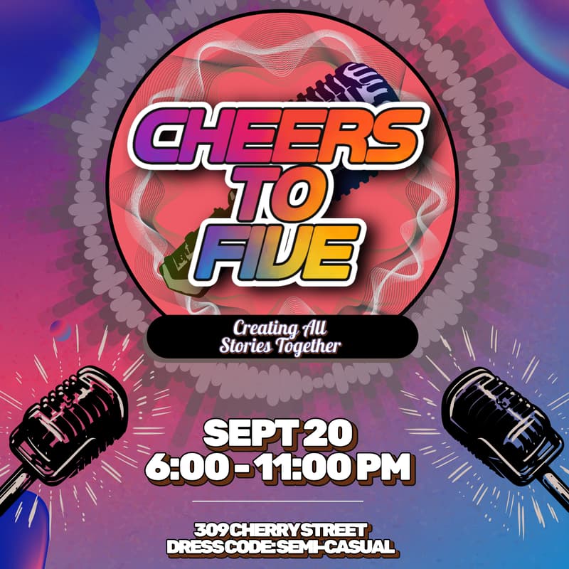 Cover Image for The Safe Room's "Cheers To Five" - Fifth Anniversary Celebration