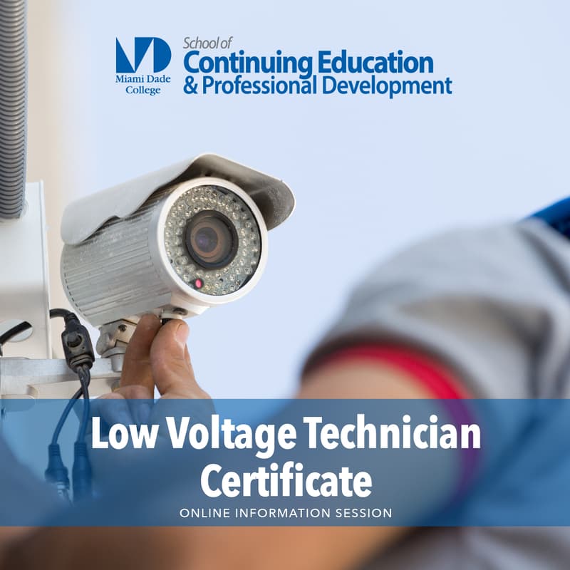 Cover Image for Low Voltage Technician Certificate - Info Sessions