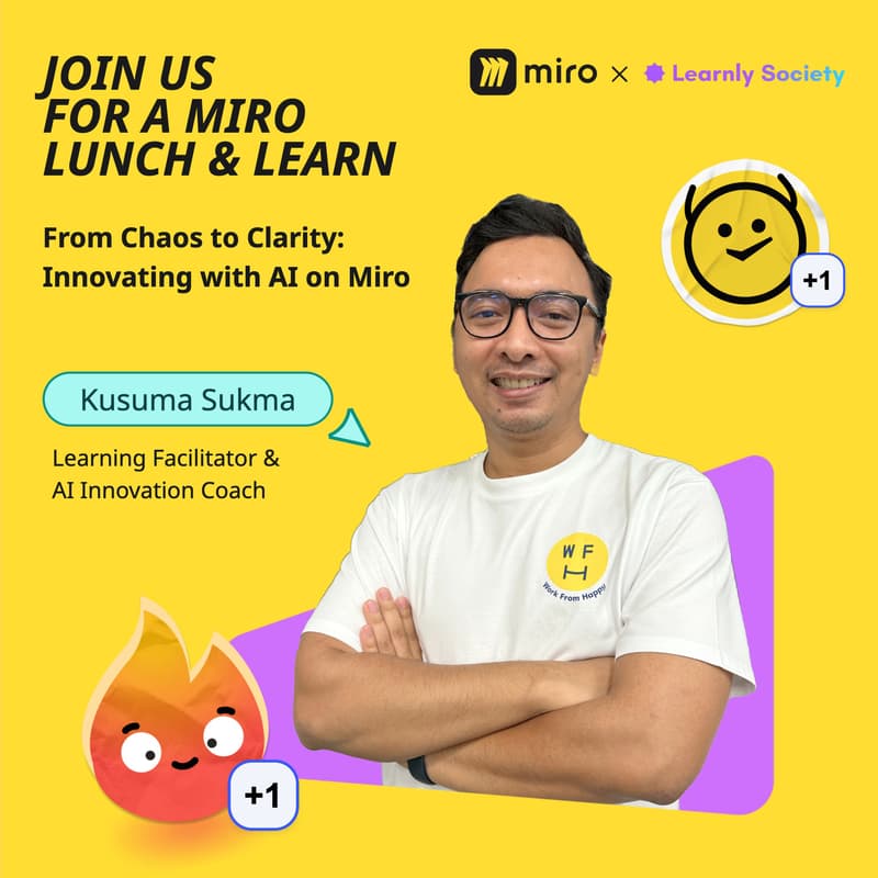 Cover Image for Miro Lunch & Learn | From Chaos to Clarity: Innovating with AI on Miro π