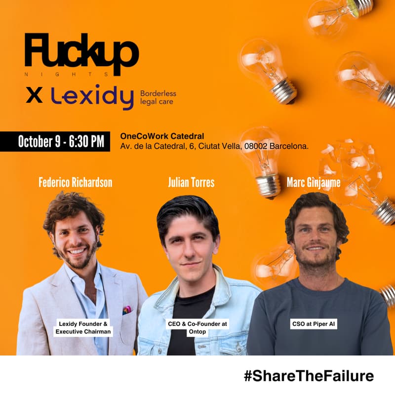 Cover Image for Fuckup Nights X Lexidy