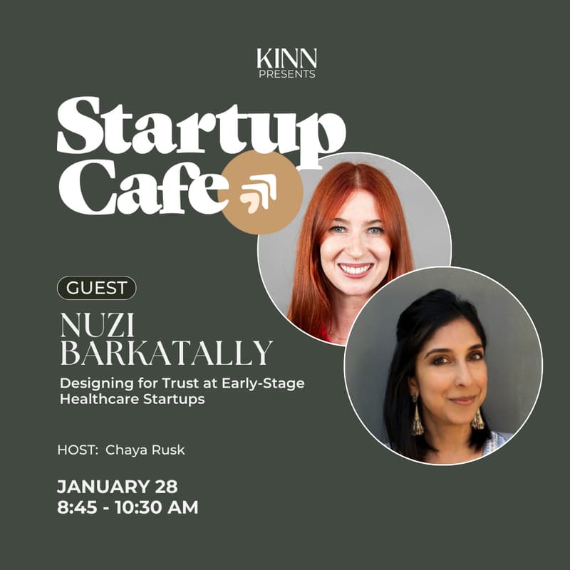 Cover Image for Startup Cafe: Designing for Trust at Early-Stage Healthcare Startups
