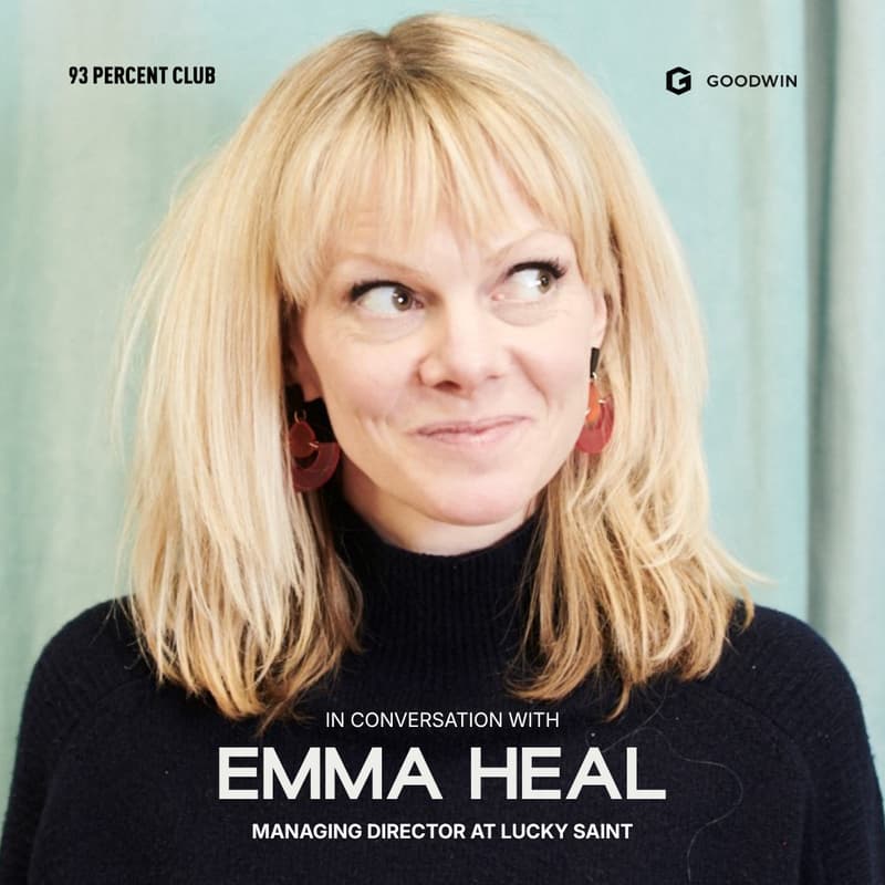 Cover Image for Goodwin x 93% Professionals: In Conversation with Lucky Saint's MD, Emma Heal