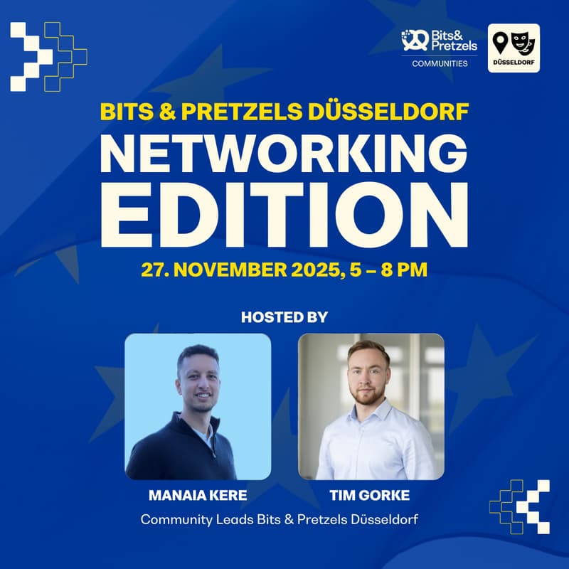 Cover Image for Bits & Pretzels Community Meet-Up: Düsseldorf Networking