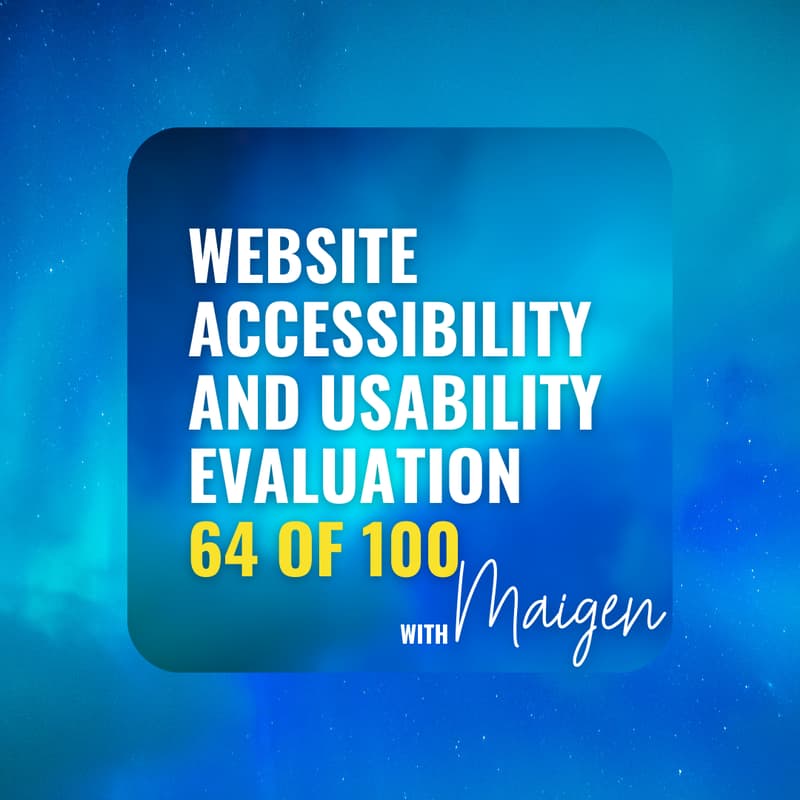 Cover Image for Website Accessibility and Usability Evaluation 64 of 100