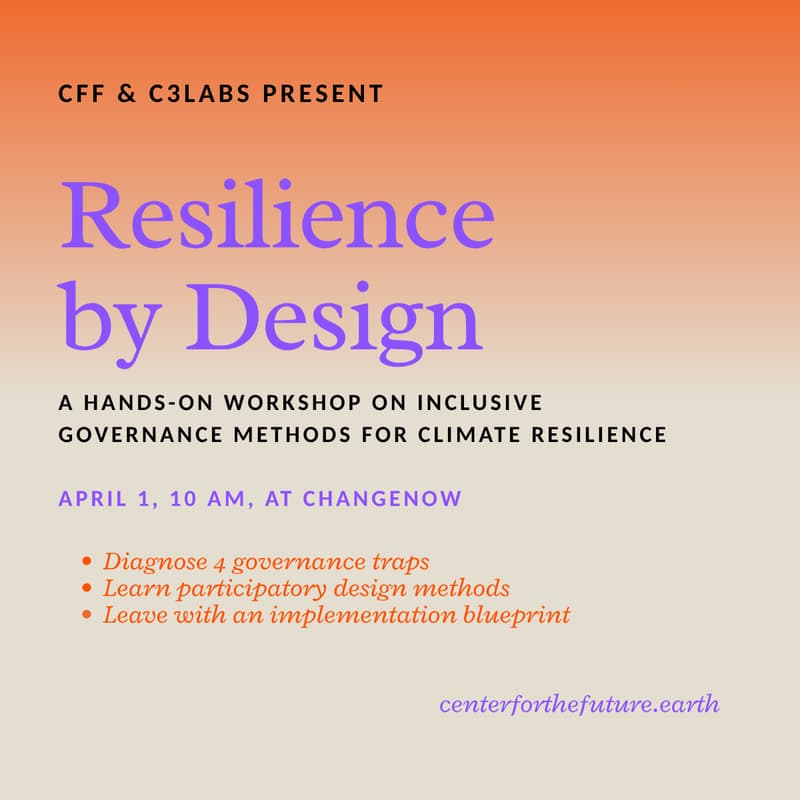 Cover Image for Resilience by Design: Inclusive governance methods for climate resilience