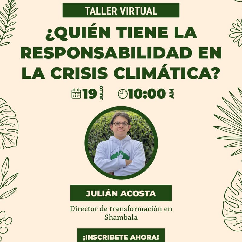 Cover Image for Taller ¿Quién tiene la responsabilidad en la crisis climática?
