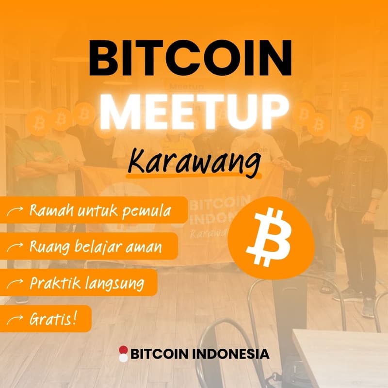 Cover Image for Bitcoin Indonesia Community Meetup Karawang 11 April 2026