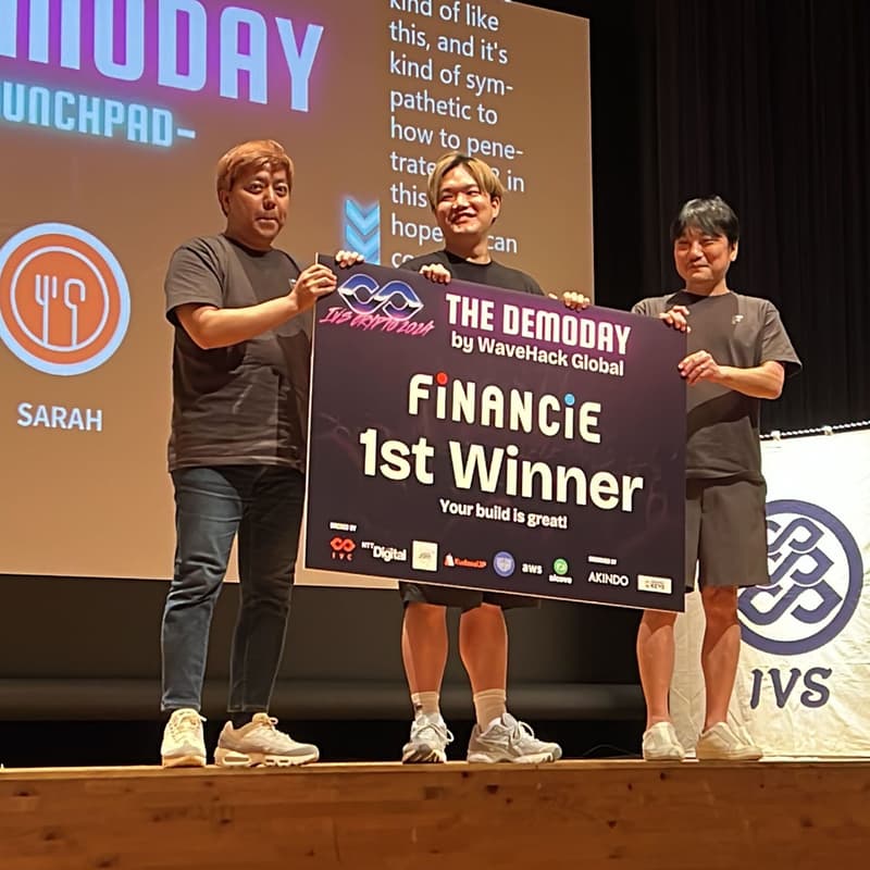 【SARAH】IVS crypto web3 LAUNCHPAD優勝記念パーティー🎊のカバー画像