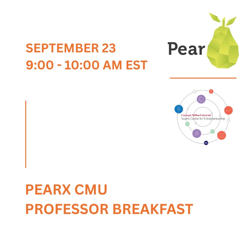 Cover Image for PearX CMU Professor Breakfast
