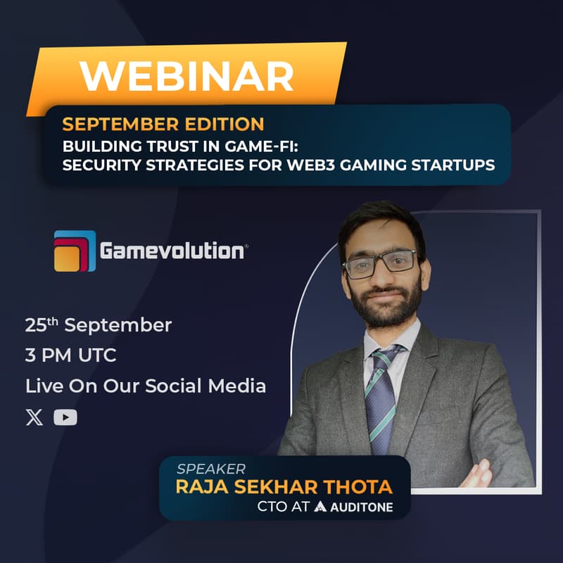 Cover Image for Webinar: Security Strategies for Web3 Gaming Projects
