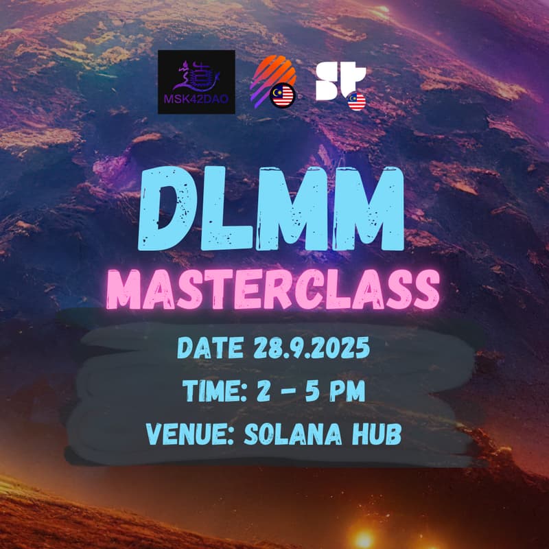Cover Image for DLMM Masterclass @ SOLANA HUB