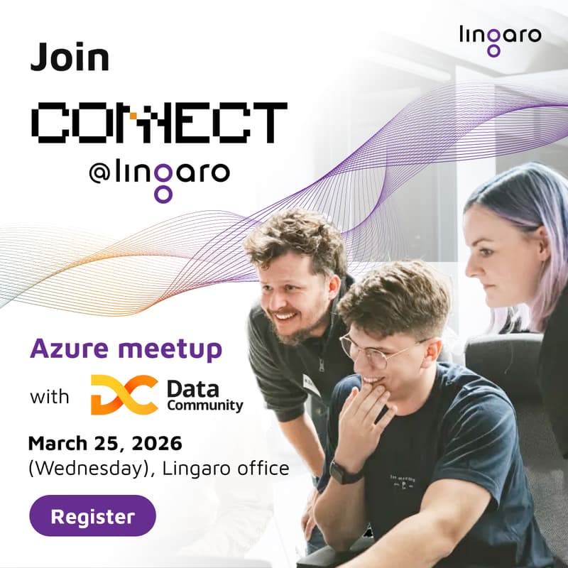 Cover Image for Connect@Lingaro - Azure meetup