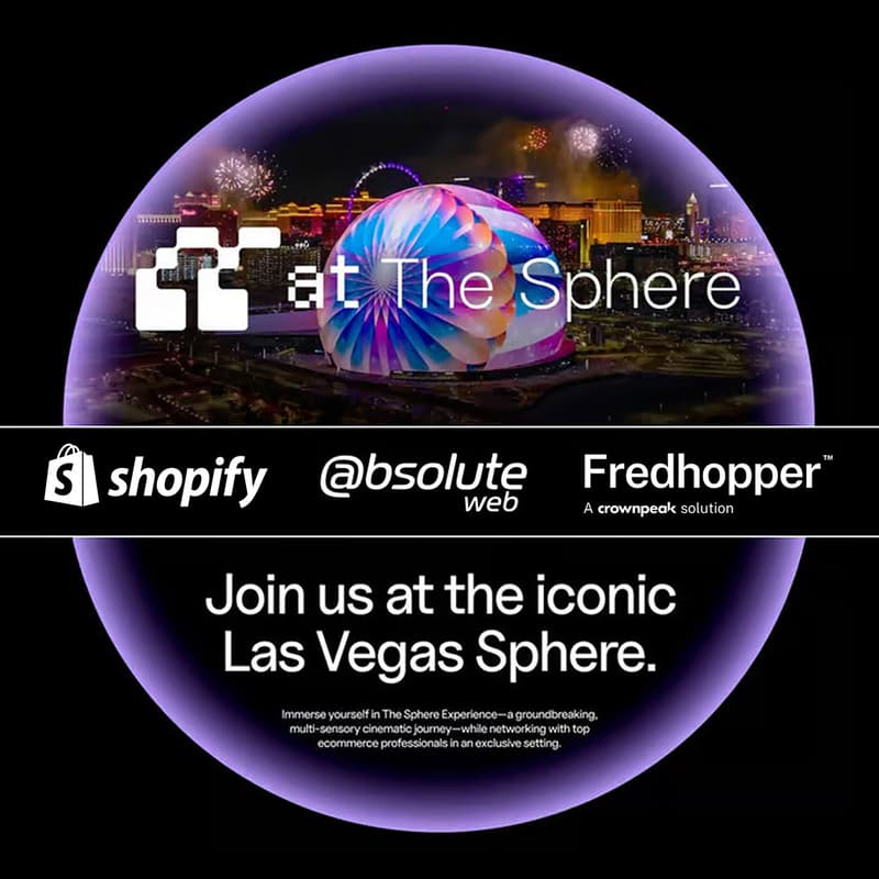 Cover Image for Commerce Conversations at The Sphere, during Shoptalk