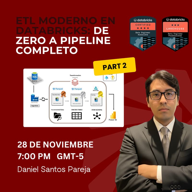 Foto de portada de ETL Moderno en Databricks: De Zero a Pipeline Completo