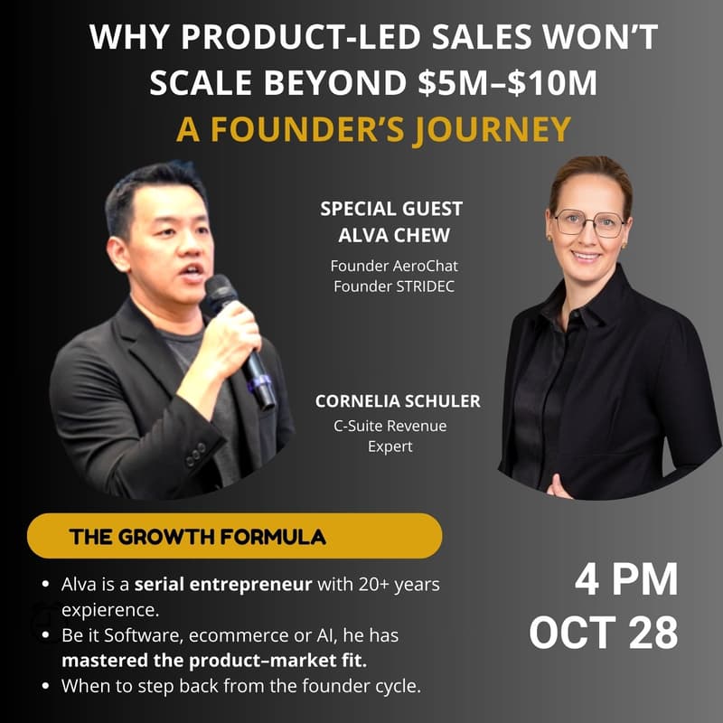 Cover Image for Why Product-Led Sales Won’t Scale Beyond $5M–$10M