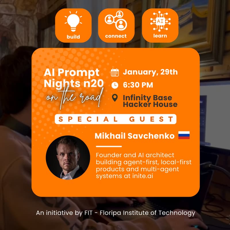 Cover Image for AI Prompt Nights n20 - Florianópolis/BR