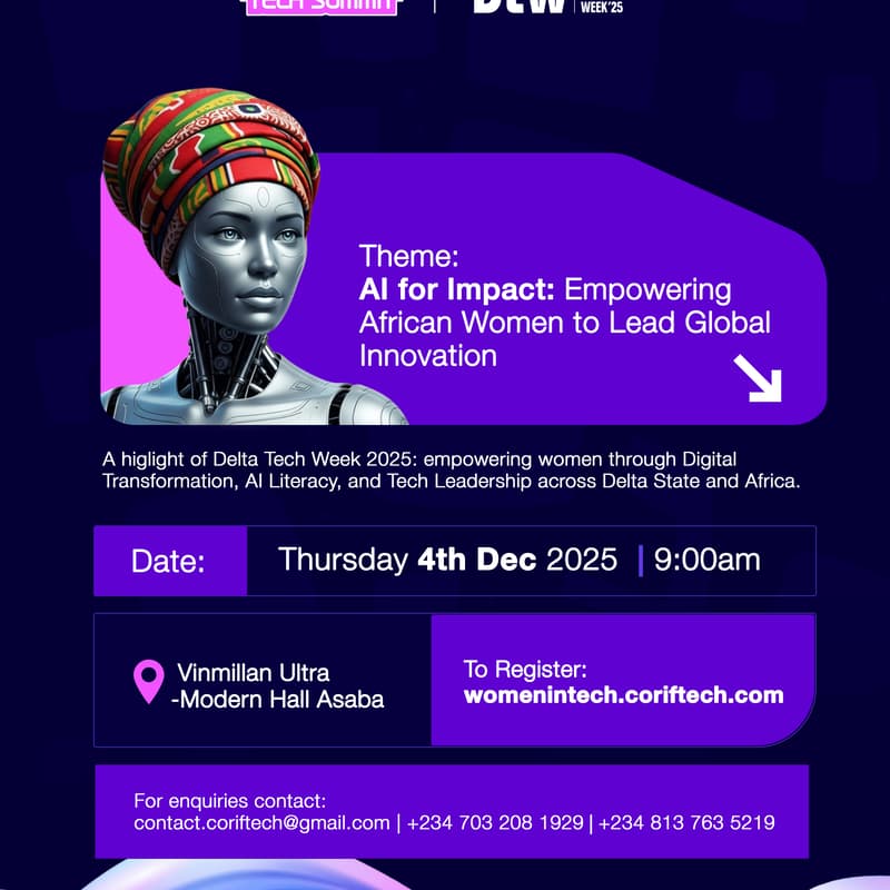 Cover Image for Women in Tech Summit Asaba 2025