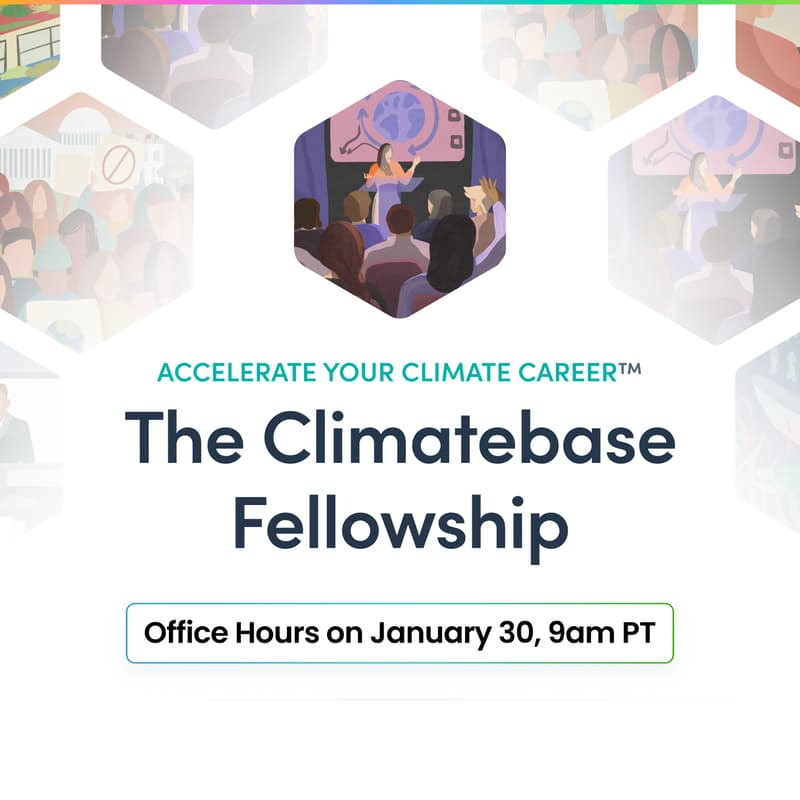 Cover Image for Climatebase Fellowship Office Hours for Prospective Fellows